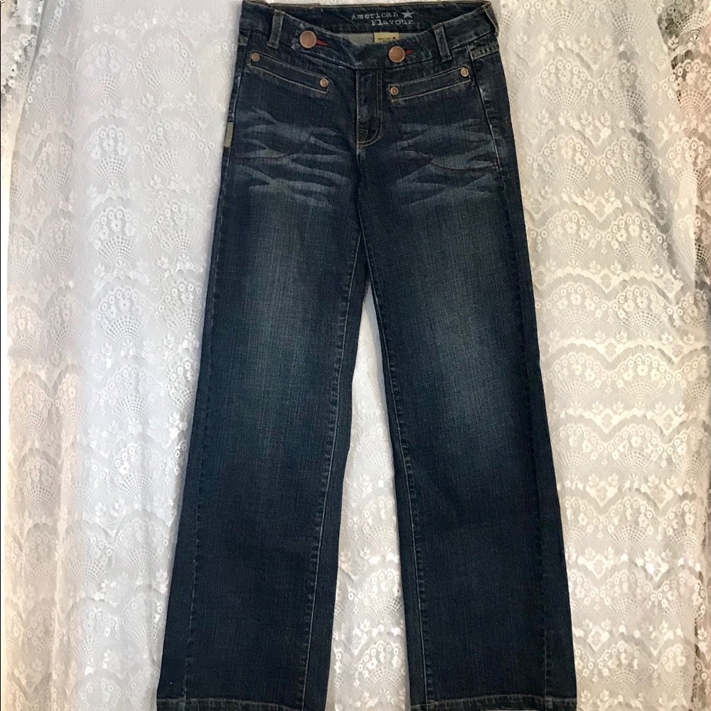 New Juniors, Low rise, Wide Leg Jeans- Sz 5/6